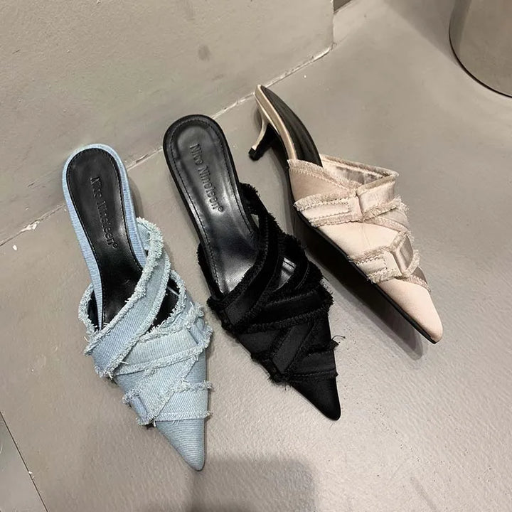 Abbey | Denim Pumps