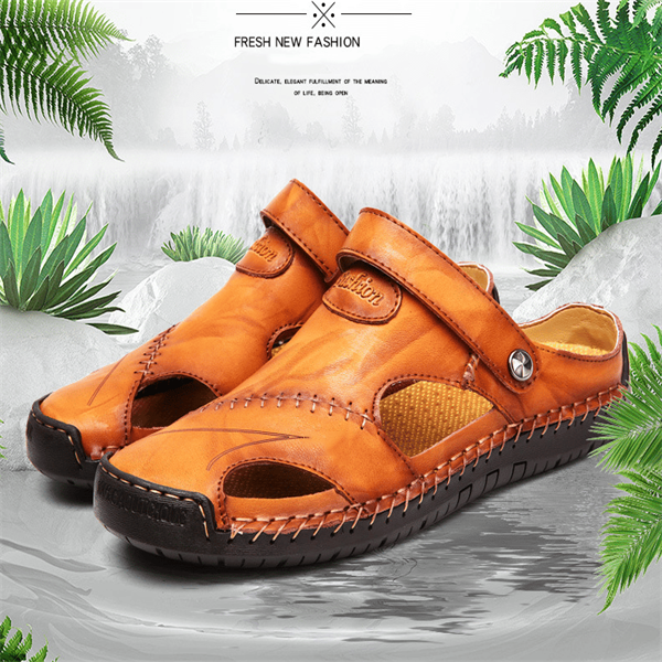 Chris™ | Orthopedische leren sandalen