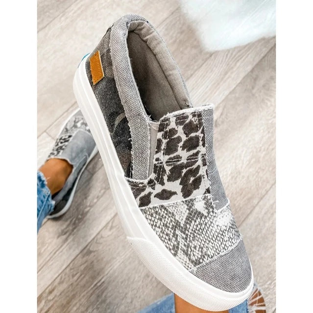 BEVERLY | printed slip-on schoenen