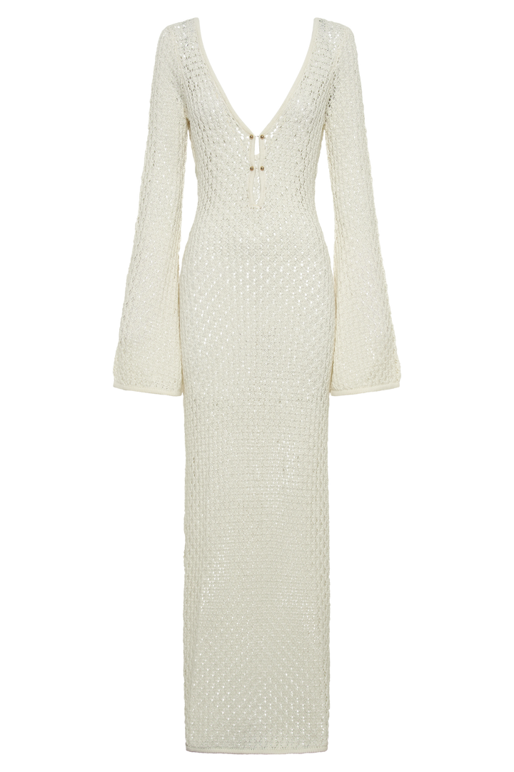 Dionne™ | Elegante witte jurk