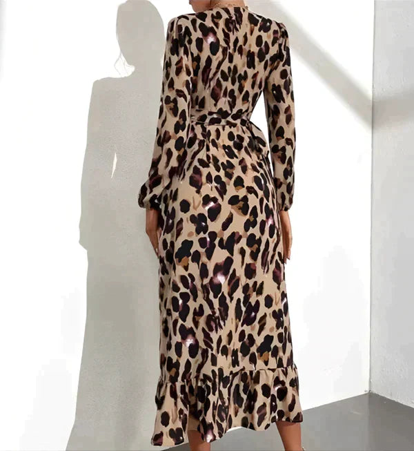 Lisandra™ - Elegante leopard jurk