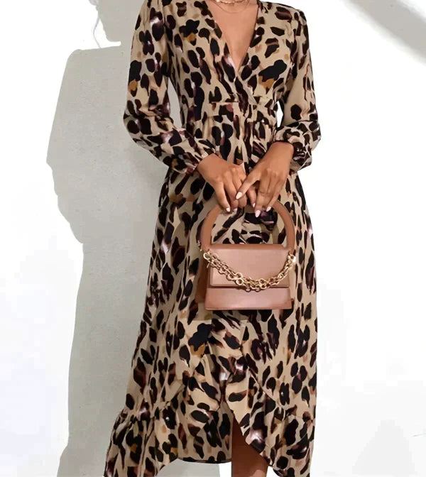 Lisandra™ - Elegante leopard jurk