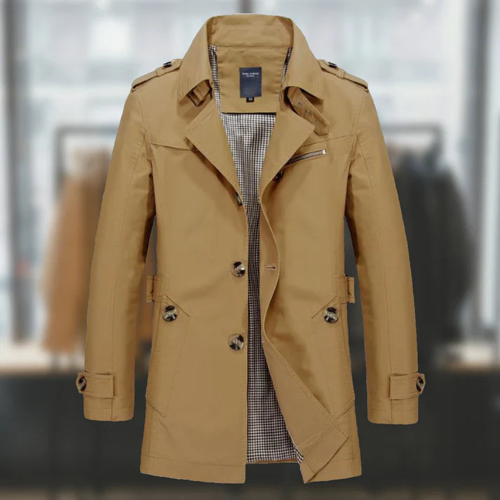 NIKOLAI | Heren trenchcoat