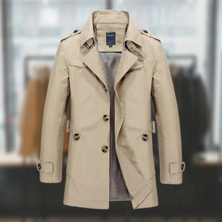 NIKOLAI | Heren trenchcoat